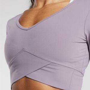 Gymshark lavender workout top